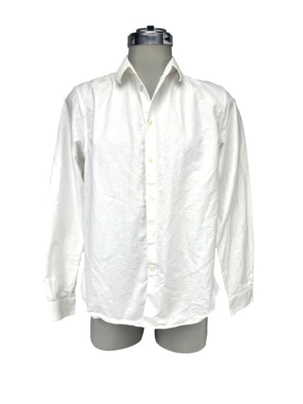 MAISON STANDARDS Peter Cotton Slim Fit Oxford White Shirtβ Size 42 - Picture 5 of 10